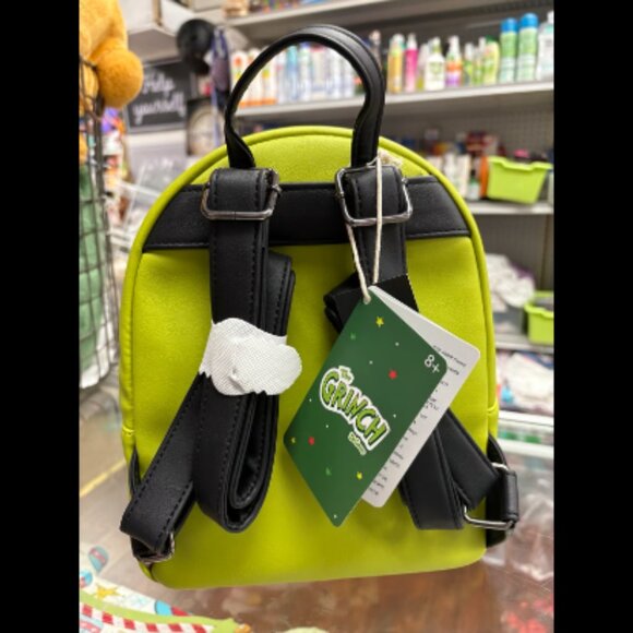 Loungefly The Grinch Stole Christmas Snow Globe Glow In The Dark Mini NWT - Picture 3 of 6